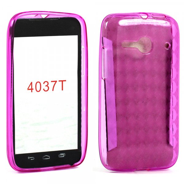 Wholesale Alcatel One Touch Evolve 2 4037T Soft TPU Gel Case (Hot Pink)